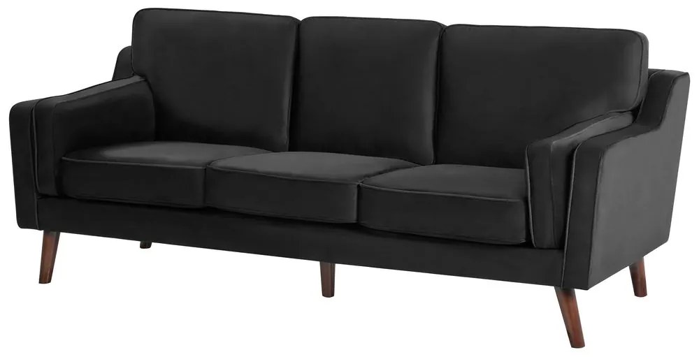 Canapea 3 locuri Lulea (negru) . 1008784