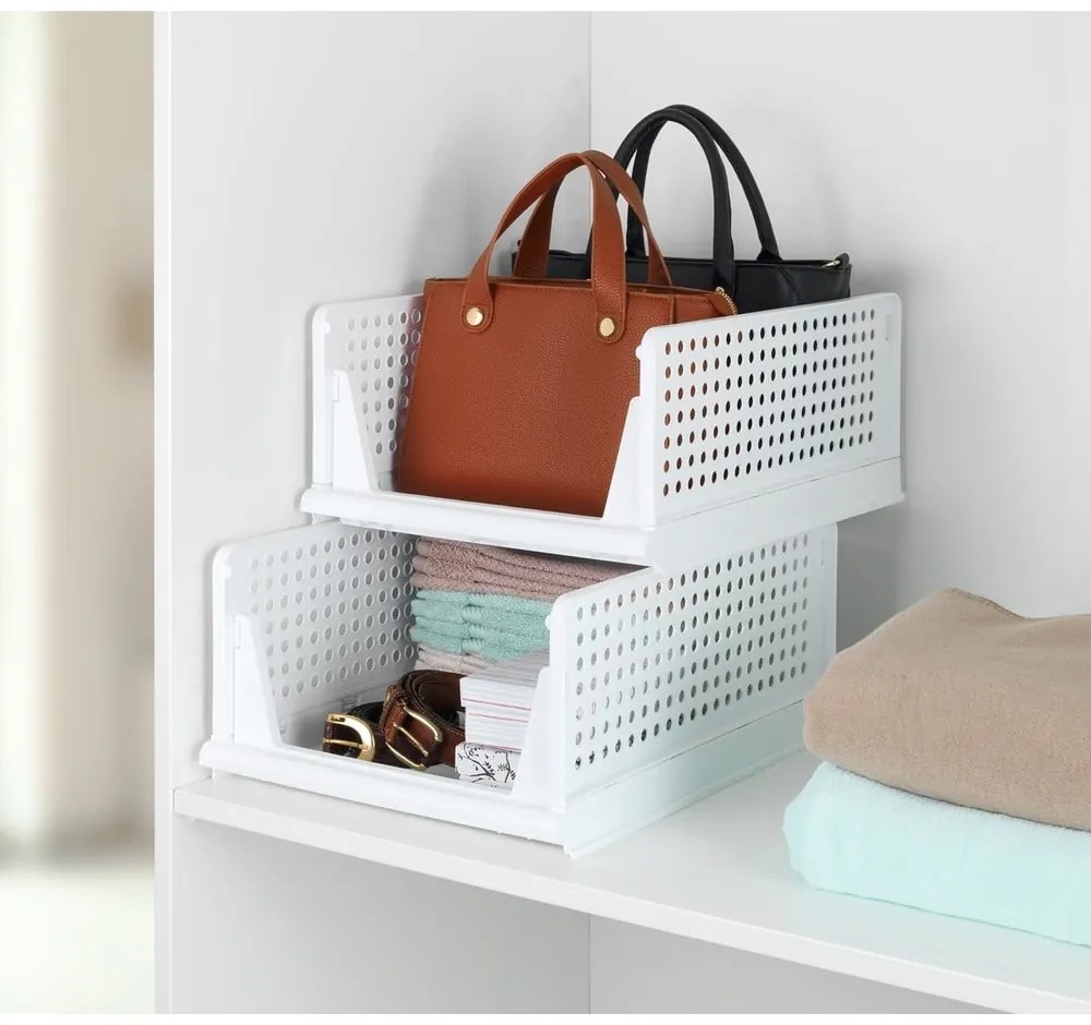 Organizatoare pentru șifonier 2 buc. din plastic - Maximex