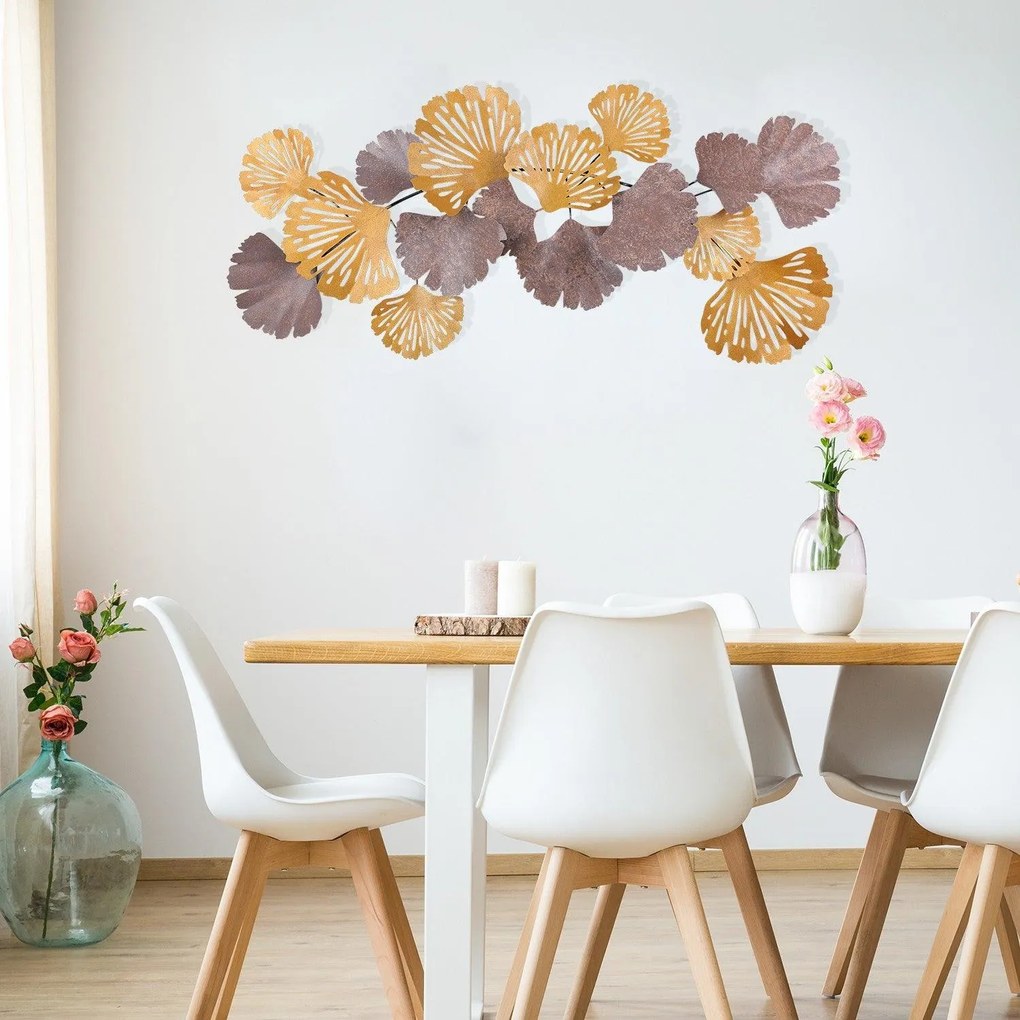 Decoratiune de perete Metal Gergo, Multicolor, 60x6x130 cm