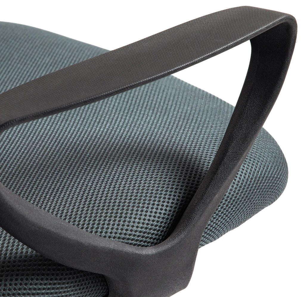 Vinsetto Scaun de birou ergonomic cu brațe și inel reglabil pentru picioare, plasă gri | Aosom Romania