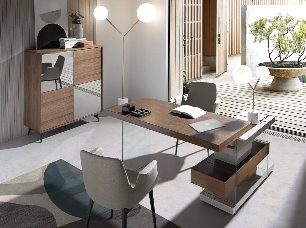 Lampadar, Lampa de podea eleganta design minimalist Golden