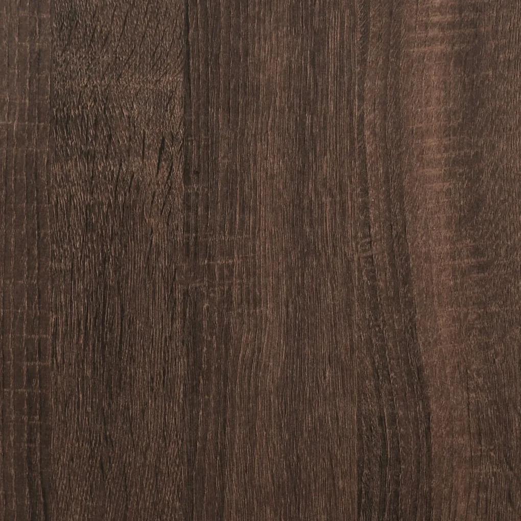Dulap coltar, stejar maro, 33x33x164,5 cm, lemn prelucrat 1, Stejar brun, 33 x 33 x 164.5 cm