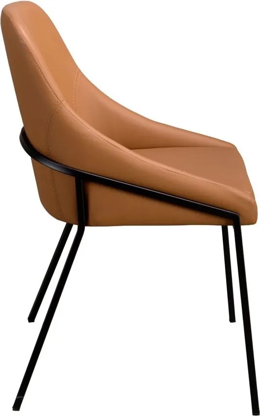 Scaun modern design italian, Piele Sintetica, Orange