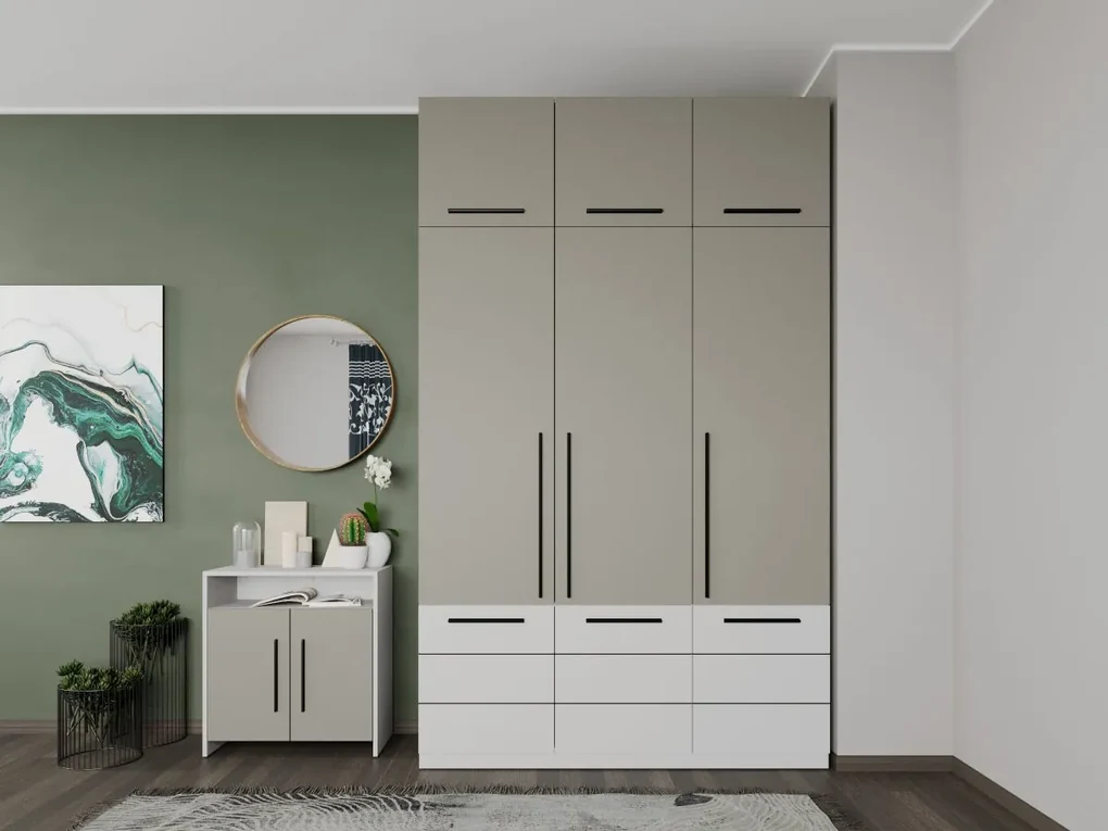 Set Mobila Dormitor Casmir / Alb Soares C22
