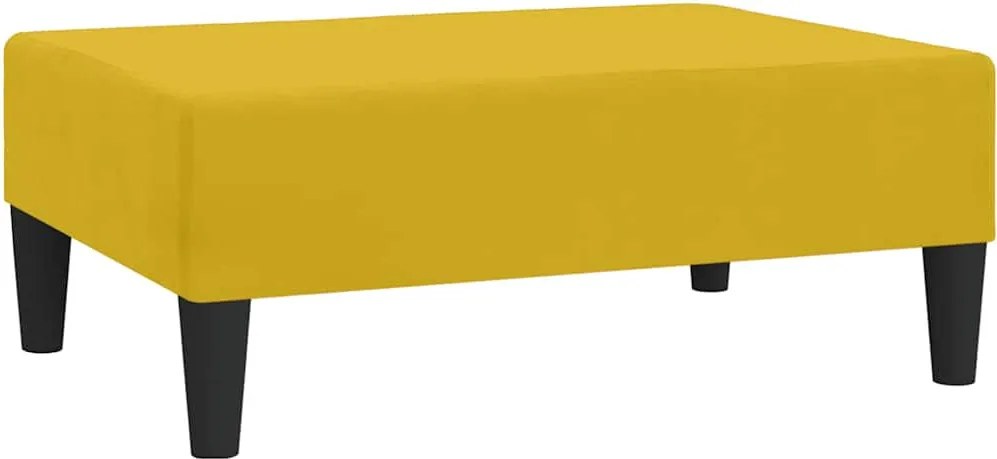vidaXL Taburet, galben, 78x56x32 cm, catifea
