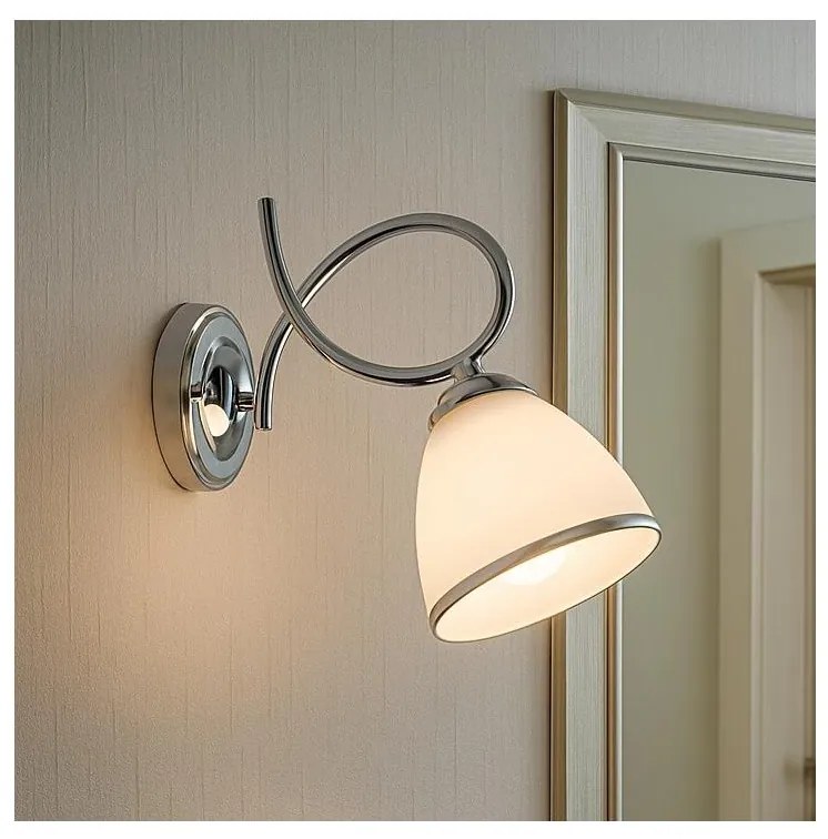 Brilagi - Aplică de perete FRED 1xE27/60W/230V crom lucios