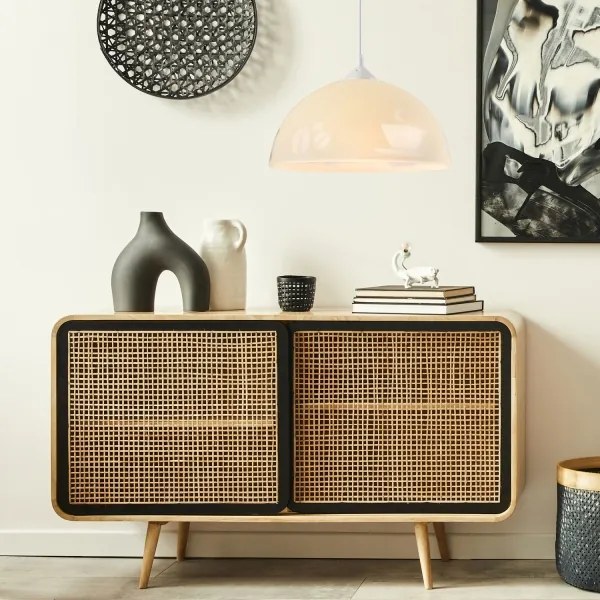 Lustră pe cablu 1xE27/60W/230V cafea