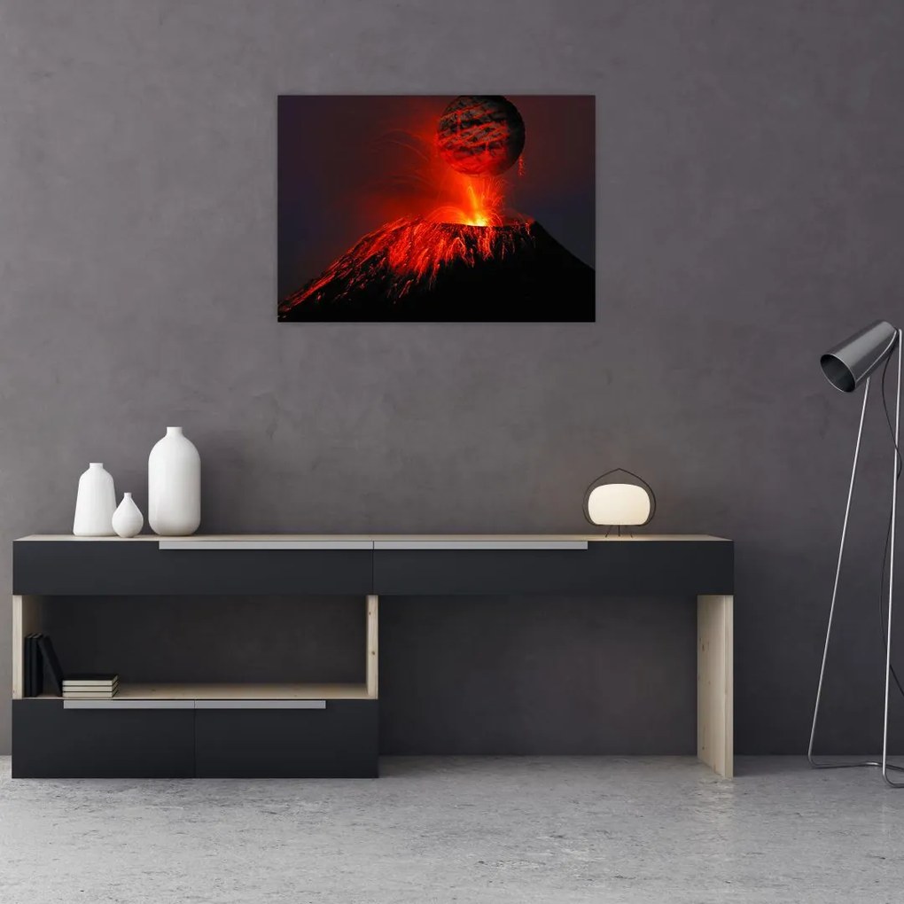 Tablou cu vulcan (70x50 cm)