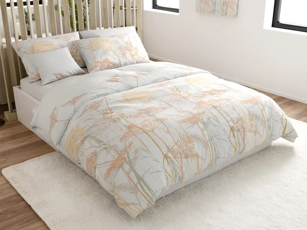 Lenjerie de pat din bumbac Renforce CARAWAY crem Dimensiunile lenjeriei: 70 x 90 cm | 140 x 200 cm