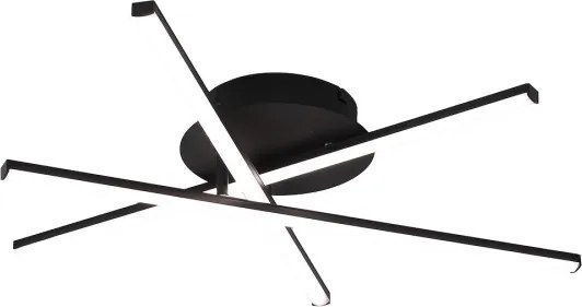 Plafonieră LED STICK/12W/230V negru