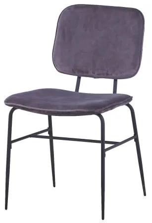 Set 2 scaune din catifea Sit&amp;Chairs Grey