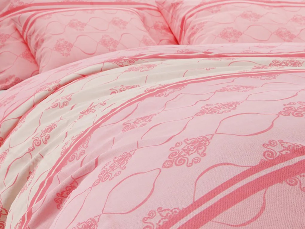Lenjerie de pat din bumbac roz ALCUDIA Dimensiune lenjerie de pat: 70 x 90 cm | 140 x 200 cm