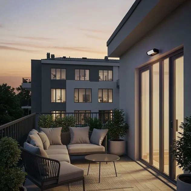 Aplica de perete exterior LED 2700K IP65 Rox negru