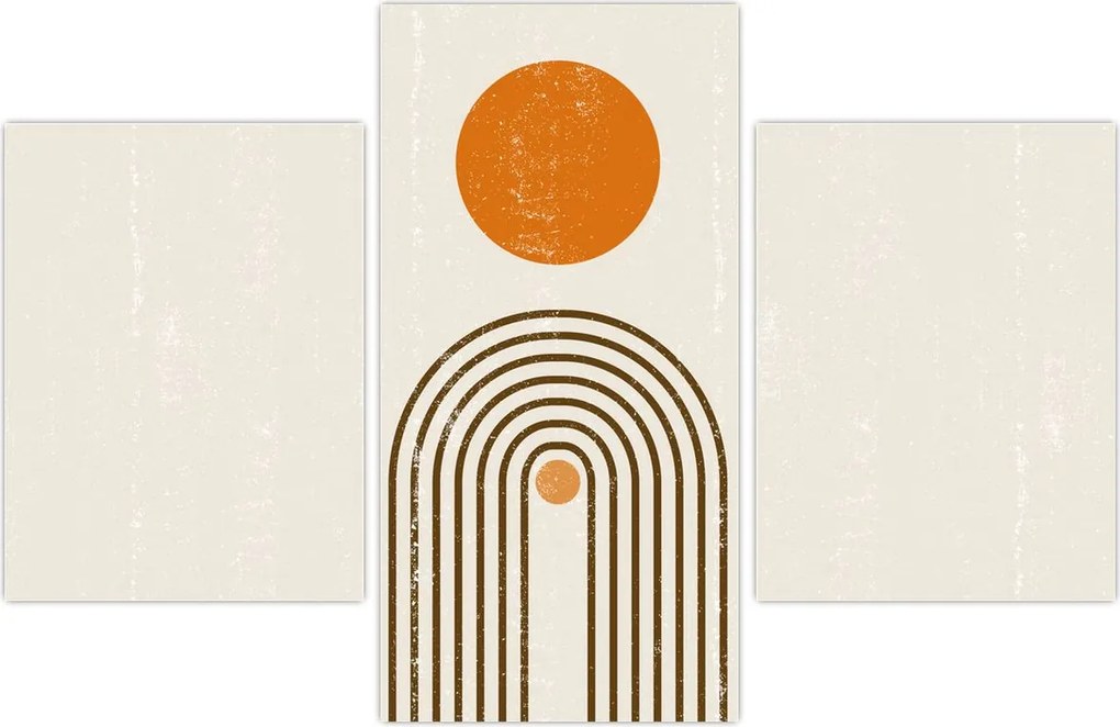 Tablou - Arcuri maro (90x60 cm)