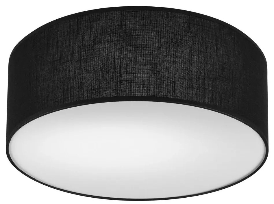 Plafonieră SIRJA 1xE27/60W/230V, pr. 35 cm, negru