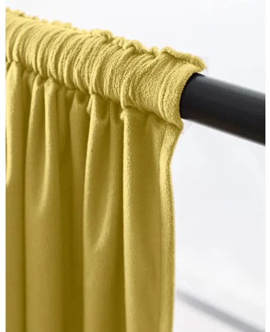 Draperie opaca VELVET 140x270 cm, mustar Agatat: Rejansa