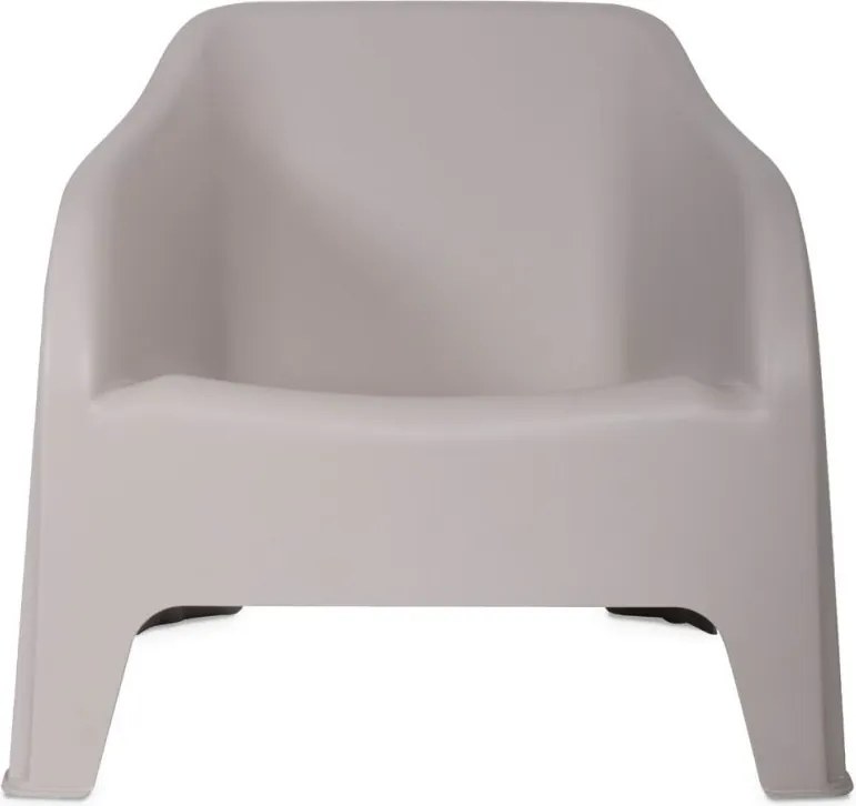 PETRA ARMCHAIR fotoliu din plastic, gri