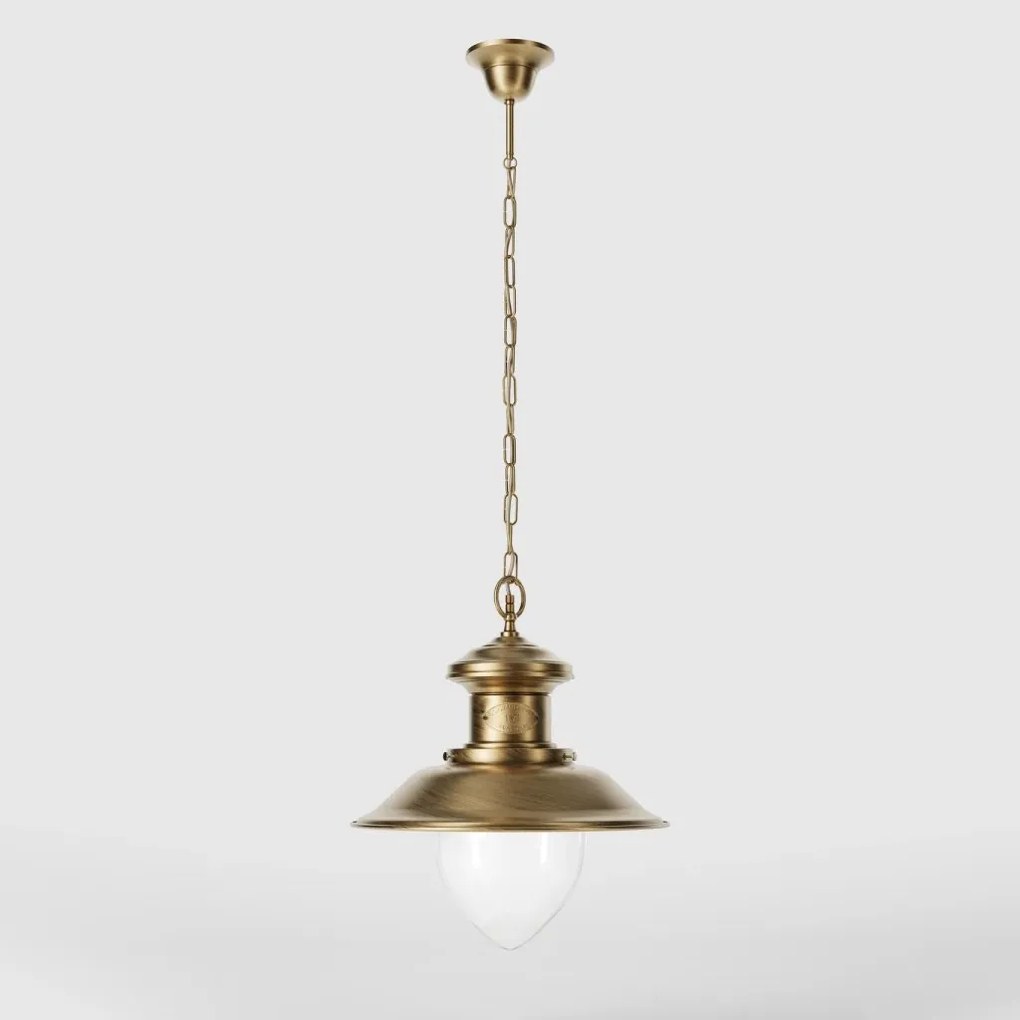 Lustra stil nautic din alama si sticla Al Mare