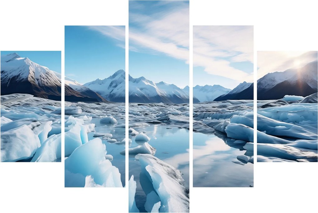 Tablou - Formațiuni glaciare (150x105 cm)
