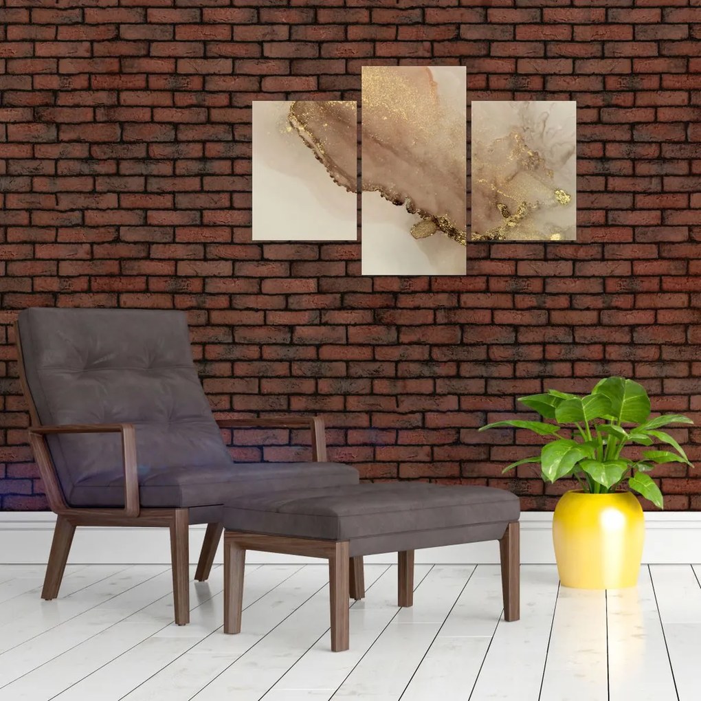 Tablou - Sclipici auriu (90x60 cm)