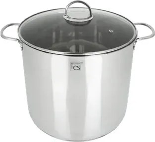 Oală inox 22,5 L, 32x28 cm – Carl Schmidt Sohn Trier 075200, pentru bulion, conserve și sterilizat borcane, compatibilă cu inducția