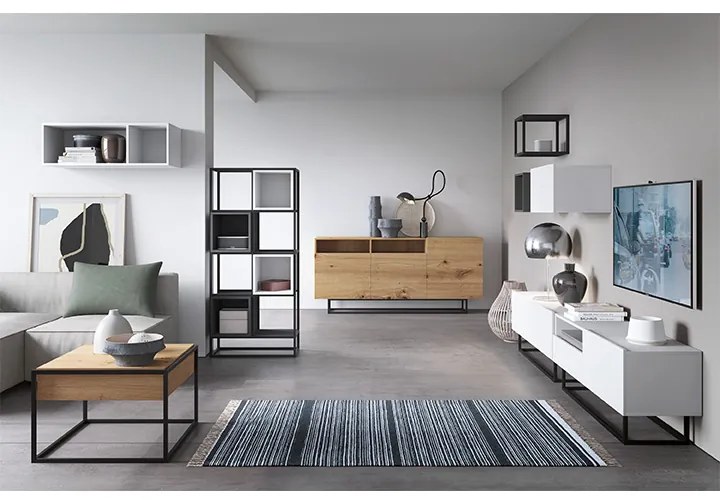 Comoda cu decor Stejar artizanal, SPRING EK120