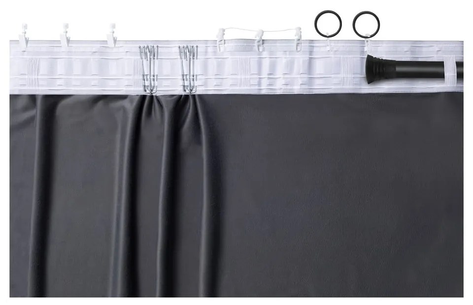 Draperie în culoarea petrolului dimout (semi-opacă) din catifea 140x225 cm Velto – Filumi