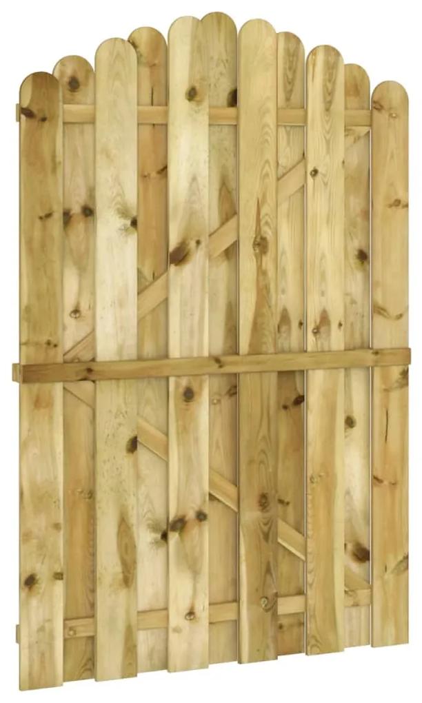 Poarta de gradina, 100 x 150 cm, lemn de pin tratat 100 x 150 cm