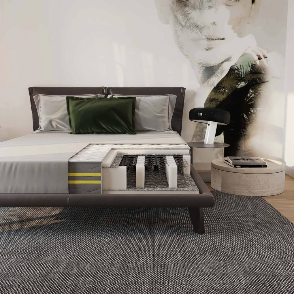 Saltea cu arcuri Bonnell Premier Ortopedic 160×200 cm, fermitate tare, 23 cm înălțime