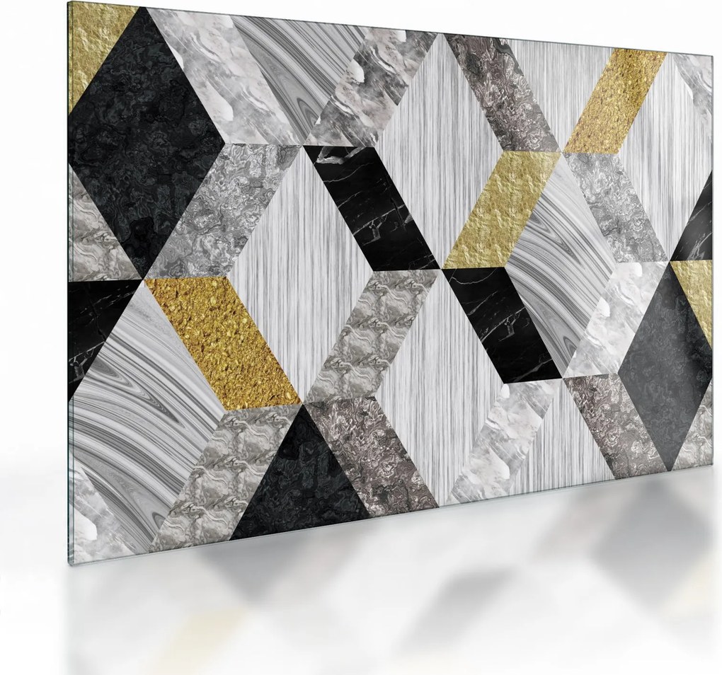 Tablou pe sticlă - Decor texturat (70x50 cm)
