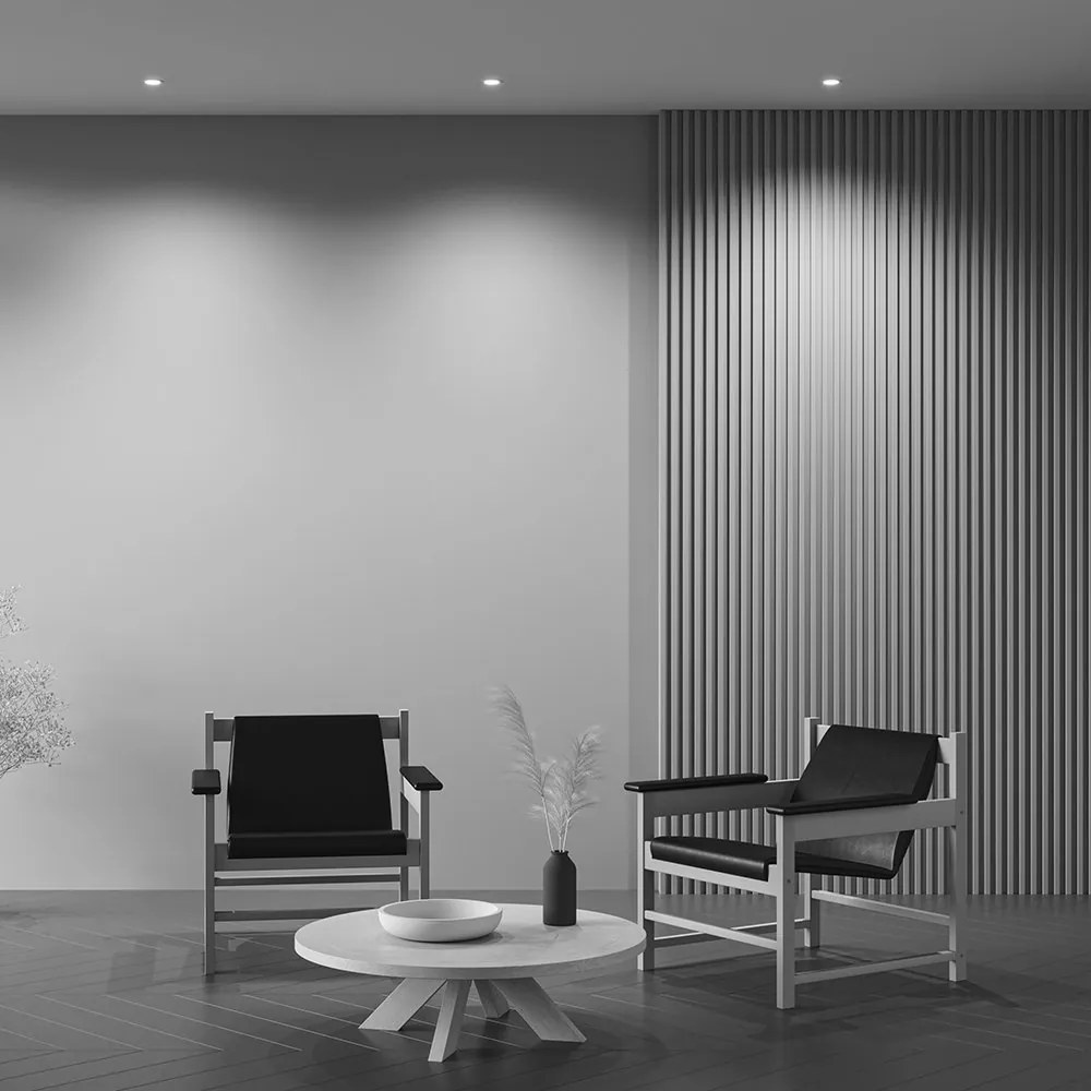 Spot LED incastrabil design tehnic Wise alb