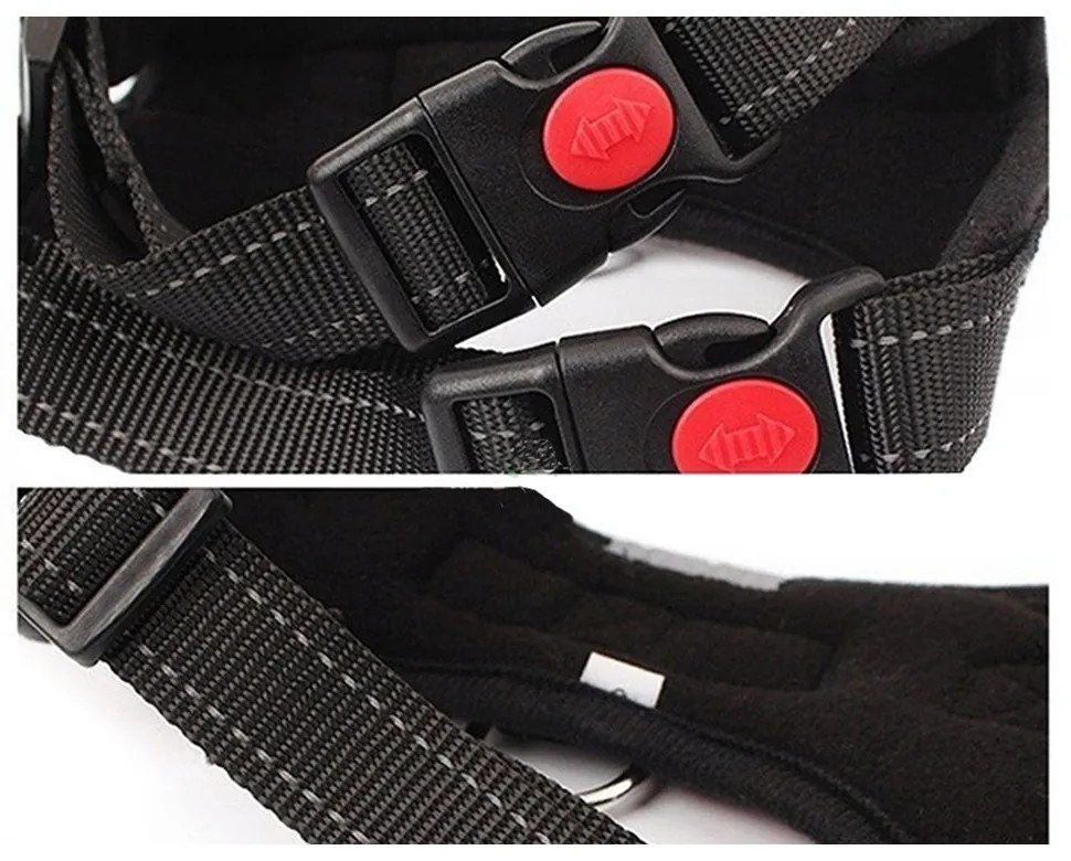 Ham negru pentru caini cu maner ANGLY L