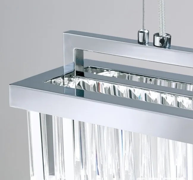 Candelabru, Lustra LED design LUX PRISM, chrome