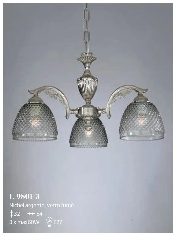Candelabru cu 3 brate design italian 9801