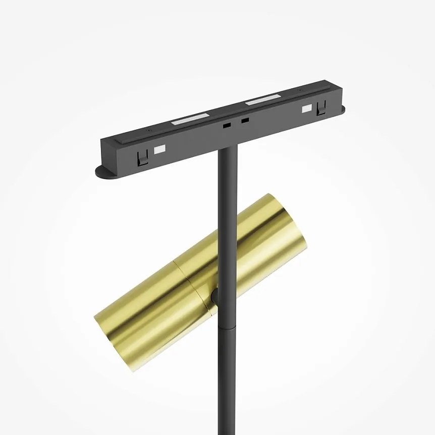 Spot LED, accesoriu pentru sina magnetica Exility, Elti Duo alama