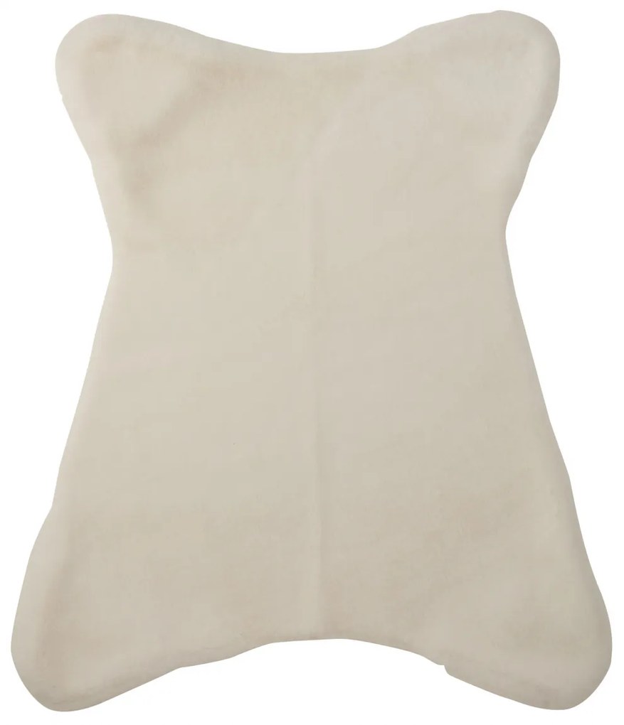 Husa scaun Butterfly, Blana artificiala, Alb, 97x81x81 cm