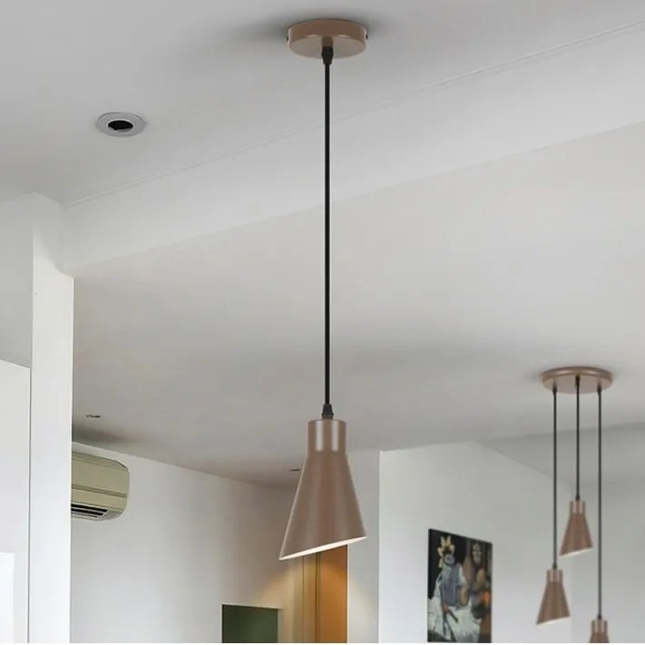 Pendul din metal maro inchis satinat Bera