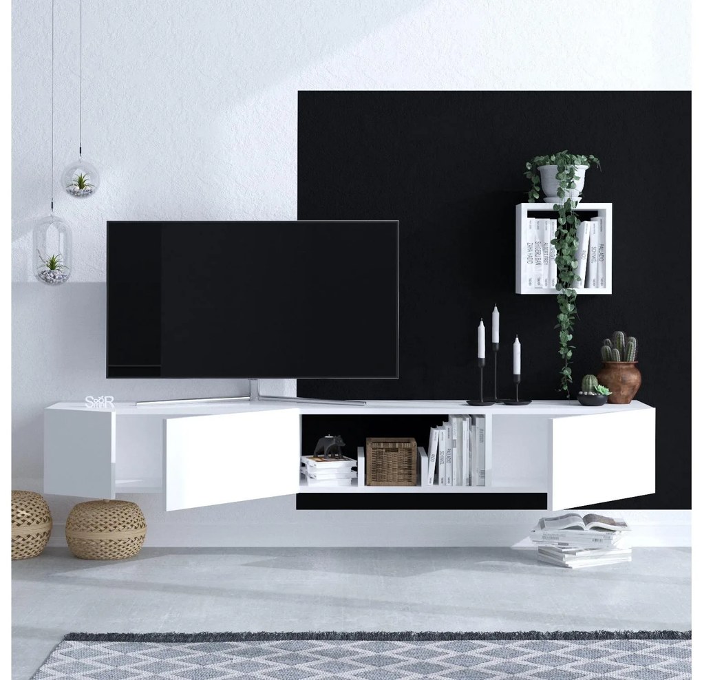 Mobilier living Sikome (alb) . 1095575