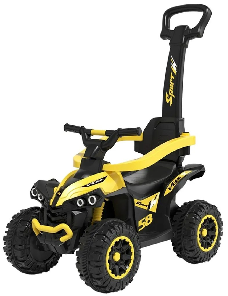 Baby Mix Mega balansoar pentru copii cu bară deghidare , galben