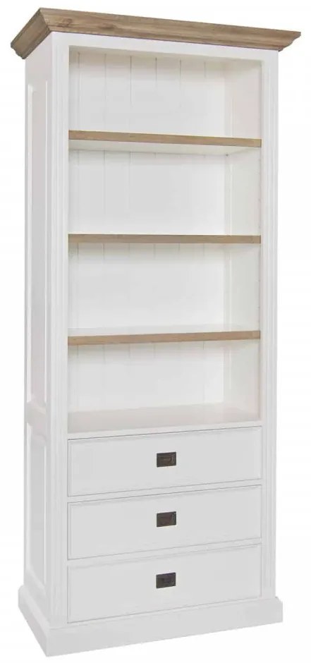 Biblioteca din pin si stejar 220x100 cm