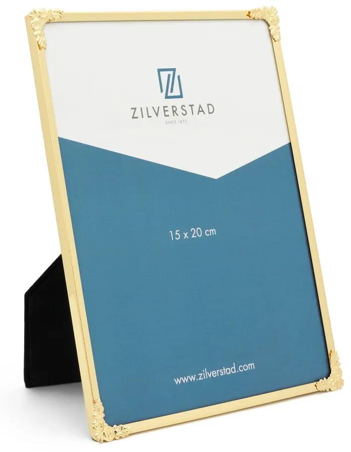 Ramă foto aurie de sine stătătoare/de suspendat din metal 16x21 cm Decora – Zilverstad