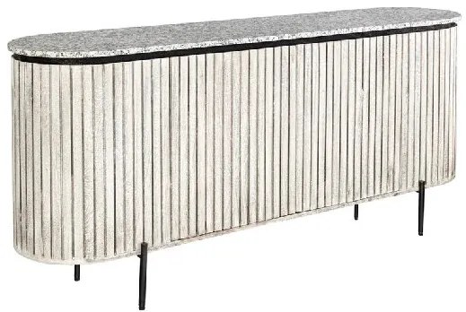 Comoda eleganta din lemn sablat ADLON 170cm