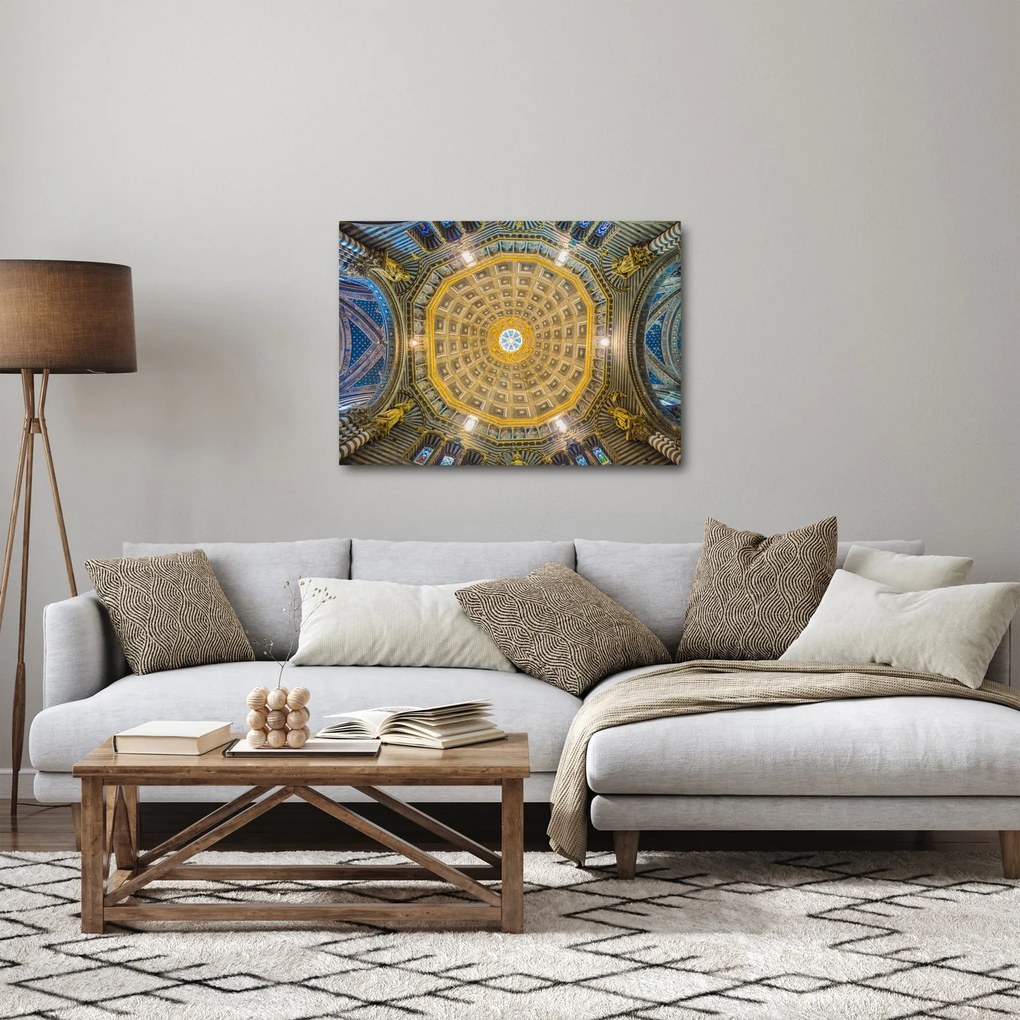 Tablou cu tavanul bisericii Siena (70x50 cm)