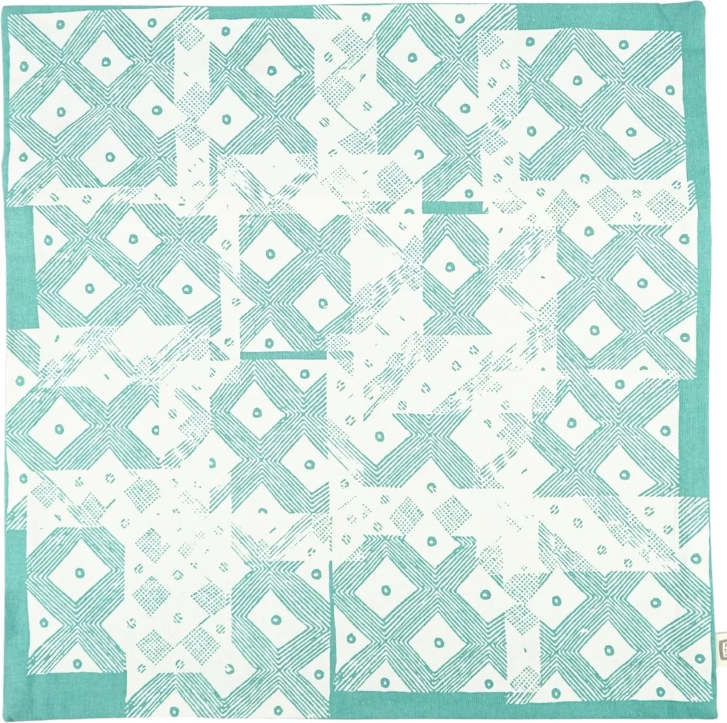 Fata de perna TRIBAL 45x45 cm, albastru