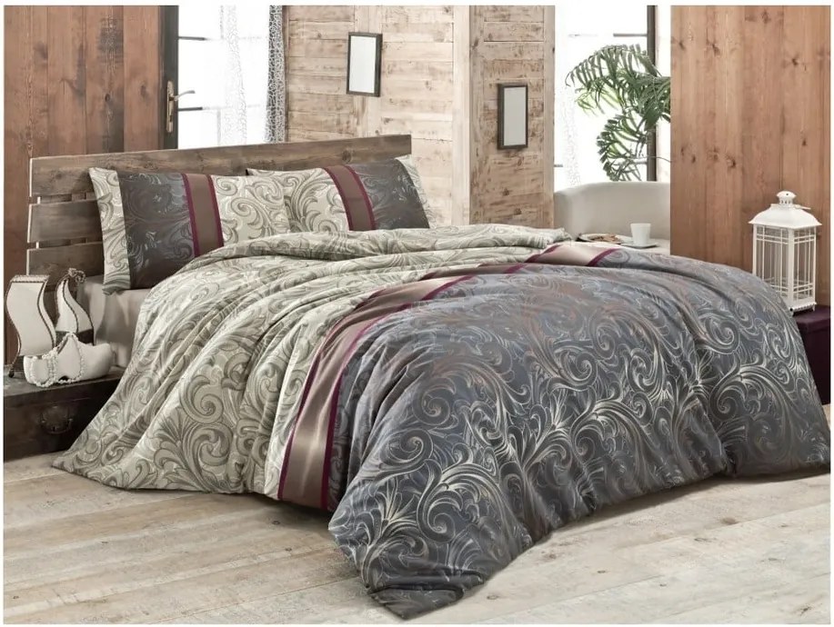 Lenjerie de pat cu cearșaf Hurrem, 160 x 220 cm