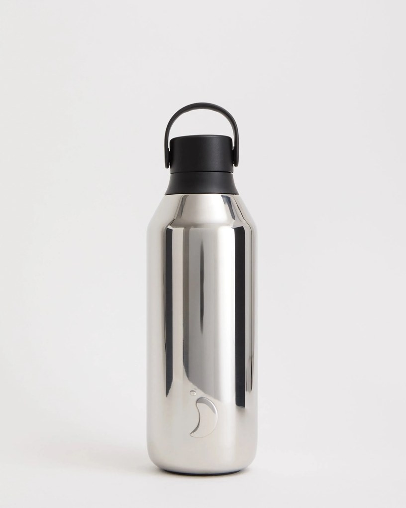 Termos cromat Chilly's Bottles, ediție metalică - Seria 3, 500 ml