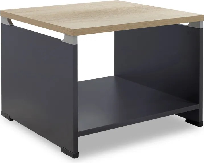 Masuta De Cafea Liora Stejar - Gri Inchis 60x60x45 Cm