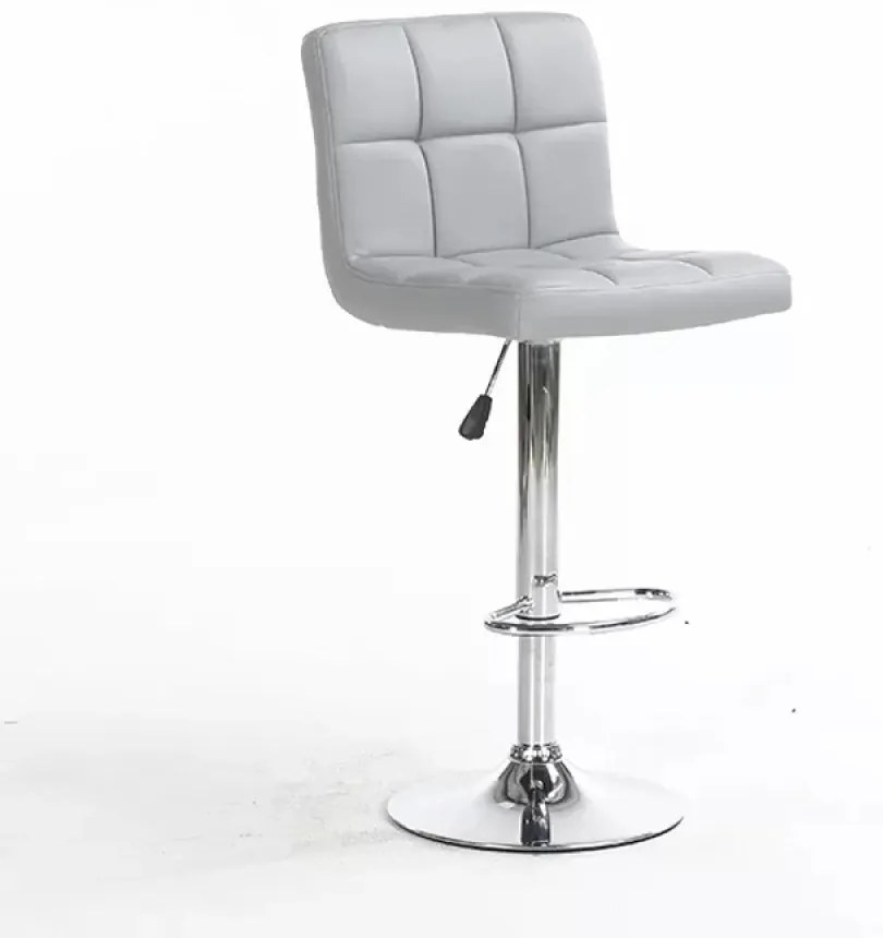 RESIGILAT-Scaun bar SIB 808, piele ecologica, Alb,