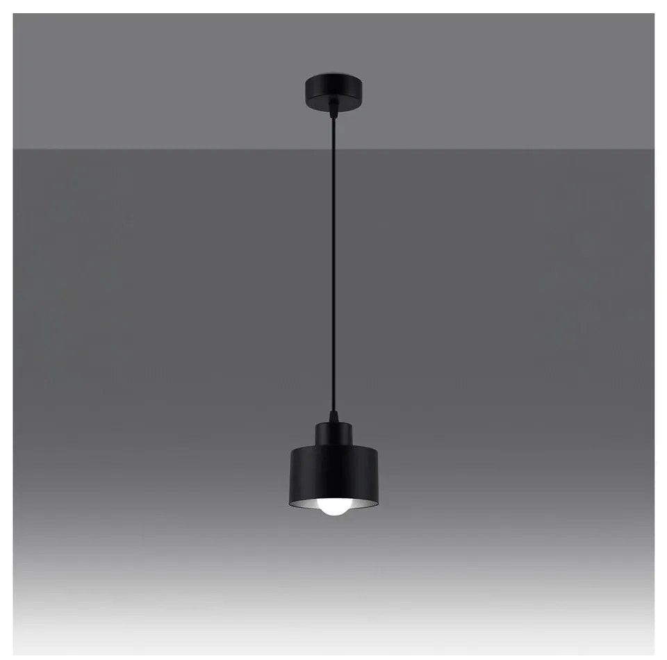 Lustră neagră ø 12 cm Alastro – Nice Lamps