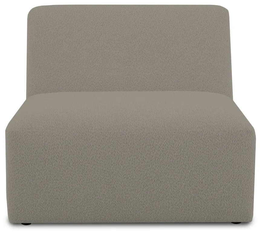 Modul pentru canapea maro deschis cu tapițerie din stofă bouclé (de mijloc) Roxy – Scandic